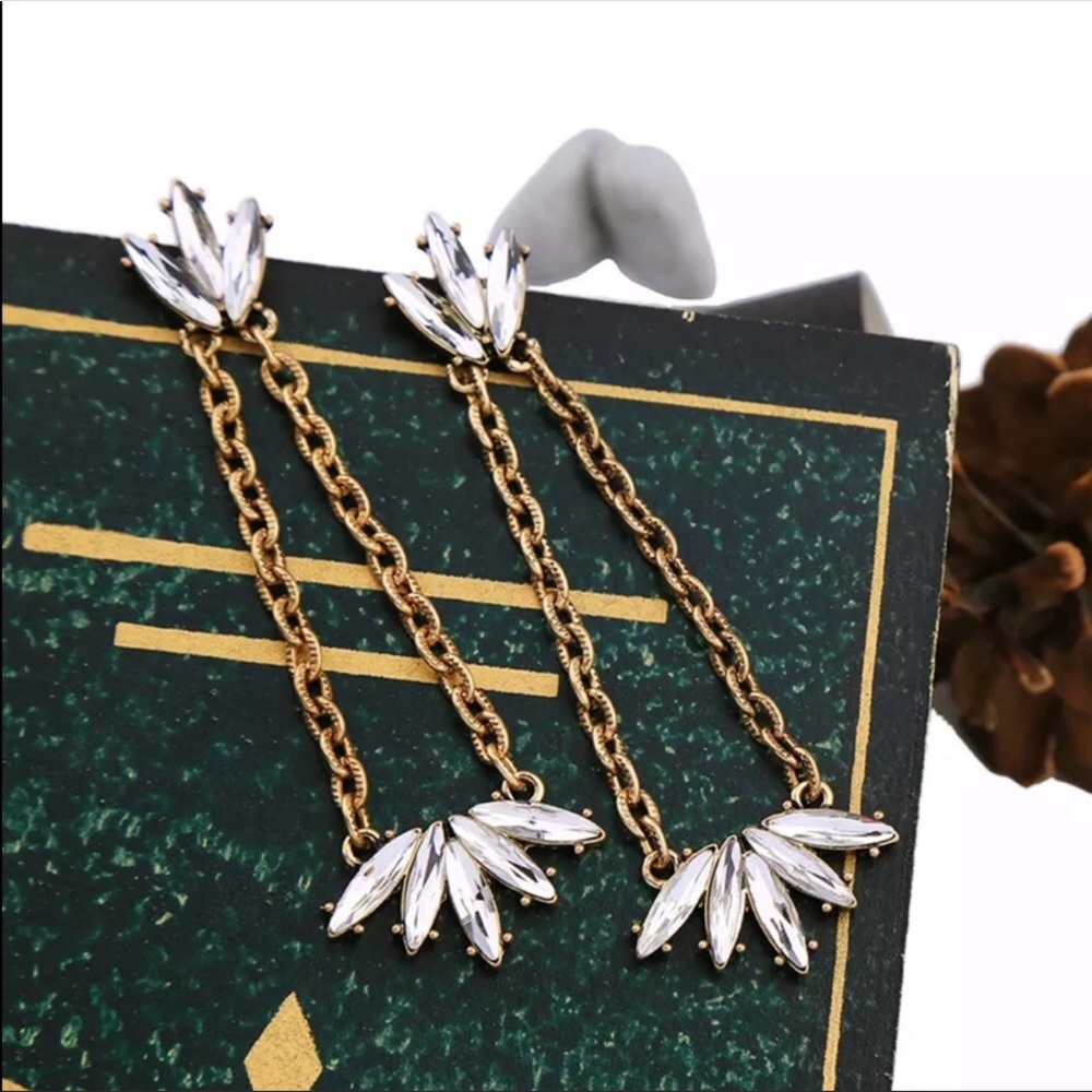 Beautiful Crystal Drop Earrings